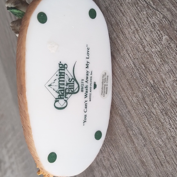 Charming tails "You can't wash away my love" figurine - Picture 4 of 4